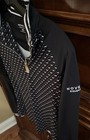 Novella Equestrian Black   White Horse Print Pullover Top Shirt Size Xs