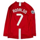 Manchester United 2008 Ucl Final Long Sleeve Home Jersey - Cristiano Ronaldo  7