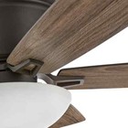 Hampton Bay Melrose 52 In  Indoor Led Hugger Bronze Dry Rated Ceiling Fan