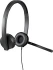 Logitech H570e Wired Headset Stereo Headphones Noise-cancelling Microphone Usb