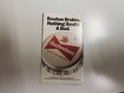 Rs20 Boston Bruins 1992 93 Nhl Hockey Pocket Schedule - Wsbk budweiser