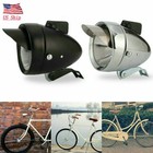 Us Classical Chrome Retro Bicycle Bike Led Light Headlight Front Head Lamp