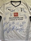 2008-2009 Tottenham Hotspur Squad Team Signed Autographed White Jersey W coa