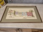 The Creative Circle   Cottage Quilts  1674 Counted Cross Stitch Complete framed