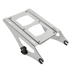 Chopped Tour Trunk Backrest Pad Mount Rack Hardware Harley 2014-2025 Black