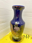 Vintage Chinese Qing Dynasty Porcelain Vase Blue Bird