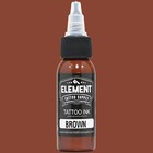 Brown Tattoo Ink 1oz Bottle By Element Tattoo Supply   Color Tattoos Usa Made