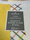 Lot Of 3 Packages Hallmark Tissue Paper Yellow White Spring