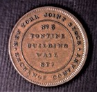 New York City Hard Times Token Merchants Exchange  Tontine Ht 294