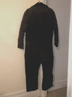 Walls Men Quilted Lined Coveralls Duck Insulated Black Nwt