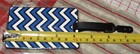 Lot 5 New Chevron Travel Luggage Tags Suitcase Bag Label Name Address Id Holder
