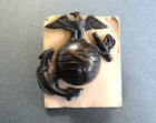 Original Wwii Usmc Us Marine Corps 1937 Pattern Enlisted Ega Hat Cap Badge