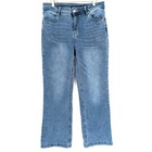 Womens High Waisted Wide Leg Baggy Flare Jeans Stretch Denim Xl Trendy Boho