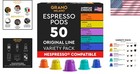 100  Arabica Coffee Pods - 50 Nespresso  Compatible Espresso Capsules