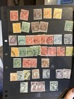 Australia Used Stamp Lot Kgv Heads  Kangaroos 2 - Shillings   Kgvi qeii 2 Pages