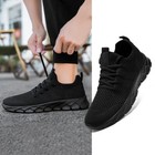 Mens Walking Sneakers Athletic Shoes Breathable Knit Casual Shoes Trainers