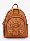 Loungefly Lilo   Stitch Tonal Stitch Carving Mini Backpack  Crossbody   Wallet