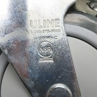 Uline H-1205wh-c 5  Locking Swivel Caster With Grip Ring Stem