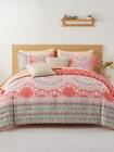 7 Piece Bed In A Bag Comforter Set Queen  Fashion Boho Print Comforter And Sheet