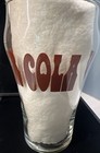 Vintage Large Glass Super Cola Tumbler 1970s Soda Pop 1 Quart Cola Ad