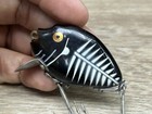 Rare Vintage Heddon Punkinseed Fishing Lure Black white
