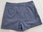 Eddie Bauer Shorts Womens Size 14 Gray Rolled Hem Summer Comfort Pockets Stretch