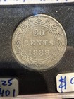 Canada newfoundland  1888  20 Cents  Victoria Silver Coin