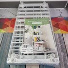 4 Tier Plastic Storage Rack Shelf Easy Assembly Space Saving For Kitchen 32  Tal