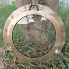 Antique Finish 24in Canal Boat Porthole Window Glass Ship Window Wall Porthole