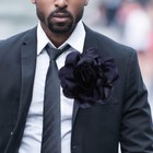 Large Flower Brooch Miss For Women Sweater Vest Corsage Fabric Wedding Pin