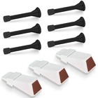 9 Pack Spring Door Stopper With Rubber Bumper 3-1 8  Flexible Heavy Duty Usa