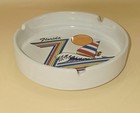 Vintage Cni Souvenir Ash Tray Florida Surfing Scene 5 