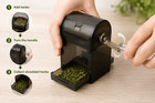 Home Small Plastic Tobacco Herb Hand Grinder Cutter Shredder With Storage Case