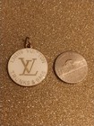 Designer Stamped Louis Vuitton Charm button