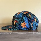 Hard Rock Cafe Snapback Hat Tropical Floral Adjustable Orlando All Over Print