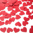 Red Heart Confetti For Weddings And Parties  1 2 Inch  200 Pieces