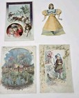 Lot Mclaughlins Xxxx Coffee Victorian   Christmas   4th Of July   Paper Dolls