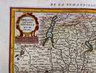 Brescia Lakes Italy 1614 Mercator Hondius Atlas Minor Nice Antique Map
