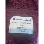 Champion Fuzzy Plush Pullover Hoodie With Pockets Soft Comfy Purple L g
