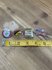 Lot Of 4 Vintage Arby s Fast Food Restaurant Employee Safety Enamel Lapel Pin