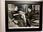 8 Vintage Hollywood Studio Promo Photographs  B w  Black Frames 11 25x9 25