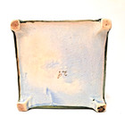 Antique Pottery Baby Crib Planter Jardiniere Grape Floral Relief Garden Fence Va