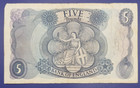 B312 1967 Fforde Five Pound Note S37 512380