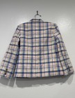 Janie And Jack Kids Plaid Print Blazer Linen Blend Jacket Coastal Preppy Wedding