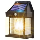Led Solar Power Light Outdoor Garden Yard Pir Motion Sensor Security Wall Lamp