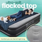 Double High Luxury Air Twin Mattress Built In Pump Ez Inflate Inflatable