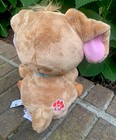 Little Times Interactive Rescue Tails Pet Plush Golden Retriever Happy Sad Toy