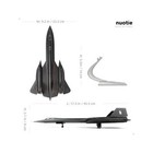 Airplane Model Sr-71 Blackbird 1 72 Metal