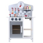Kids Corner Play Kitchen Wooden Pretend Kitchen Playset Toddler Cooking Toy Gift