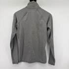 Nike Pro Hyperwarm 1 2 Zip Pullover Fleece Gray Thumbhole Running Top Womens M